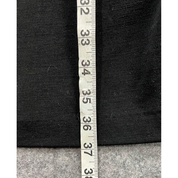 Diane Von Furstenberg Dress Size 4 Black Wool Knit Elena Shift Timeless Elegance - Picture 8 of 14